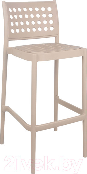 Изображение товара Стул пластиковый Sheffilton SHT-S181-1 (молочный/какао)