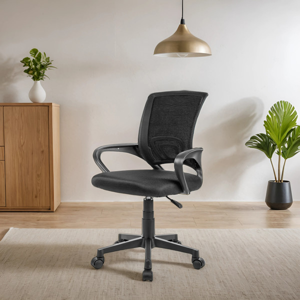 Изображение товара Кресло офисное Mio Tesoro Виола 695 AF-C4021 (пластик, черный/черный)