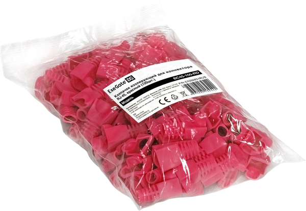 Изображение товара Колпачок для кабеля ExeGate RJ-45 / EX292851RUS (100шт)