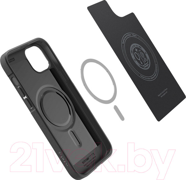 Изображение товара Чехол-накладка Spigen Core Armor для iPhone 15 / ACS06480 (черный)