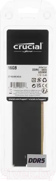 Изображение товара Оперативная память DDR5 Crucial CB16GU4800