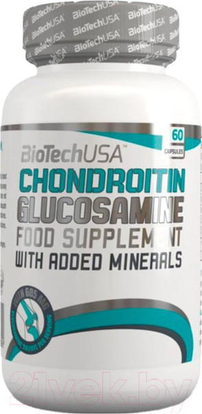 Изображение товара Комплексная пищевая добавка BioTechUSA MSM Chondroitin Glucosamine (60 капсул)