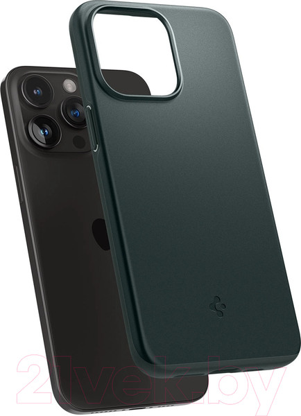 Изображение товара Чехол-накладка Spigen Thin Fit для iPhone 15 Pro Max / ACS06548 (зеленый)