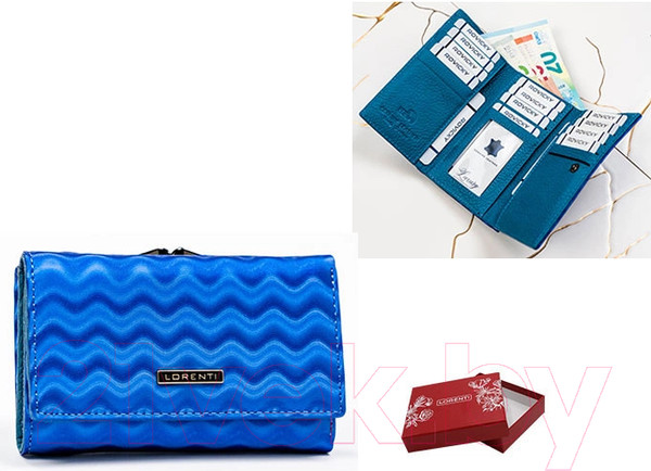 Изображение товара Портмоне Cedar Lorenti / 55020-WAV-4393 (синий)