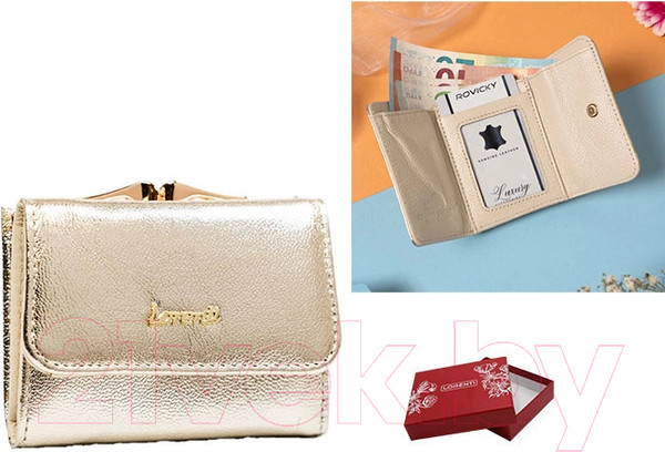 Изображение товара Портмоне Cedar Lorenti / 55287-BLA (золотой)