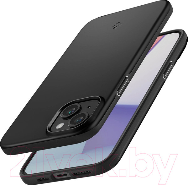 Изображение товара Чехол-накладка Spigen Thin Fit для iPhone 15 / ACS06776 (черный)