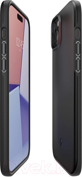 Изображение товара Чехол-накладка Spigen Thin Fit для iPhone 15 / ACS06776 (черный)