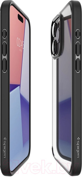 Изображение товара Чехол-накладка Spigen Ultra Hybrid для iPhone 15 Pro Max / ACS06570 (черный)