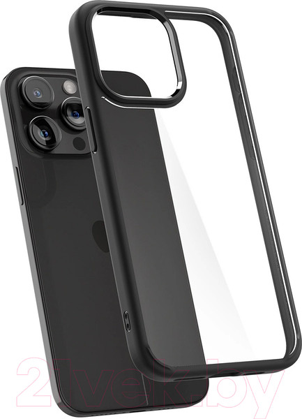 Изображение товара Чехол-накладка Spigen Ultra Hybrid для iPhone 15 Pro Max / ACS06570 (черный)