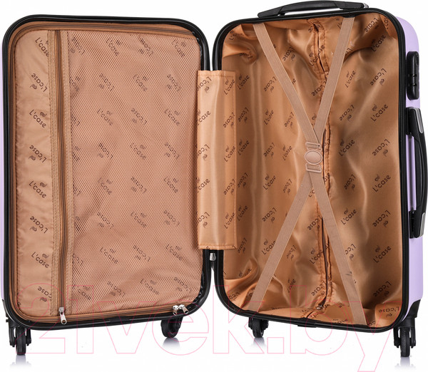 Изображение товара Чемодан на колесах L'case Krabi BCP-1202 (L, лиловый)