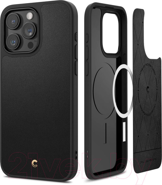 Изображение товара Чехол-накладка Spigen Cyrill Kajuk Mag для iPhone 15 Pro Max / ACS06632 (черный)