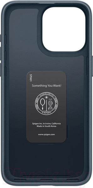 Изображение товара Чехол-накладка Spigen Thin Fit для iPhone 15 Pro Max / ACS06546 (серый/синий)