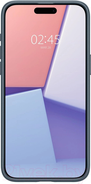 Изображение товара Чехол-накладка Spigen Thin Fit для iPhone 15 Pro Max / ACS06546 (серый/синий)