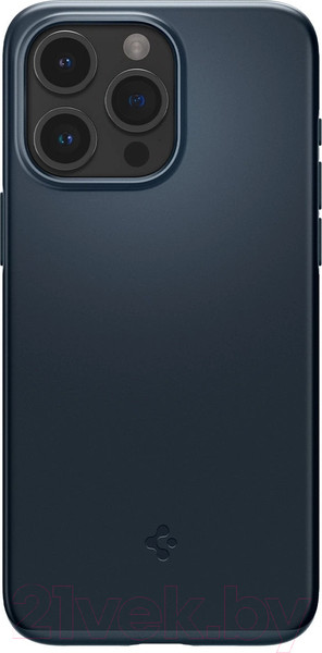 Изображение товара Чехол-накладка Spigen Thin Fit для iPhone 15 Pro Max / ACS06546 (серый/синий)