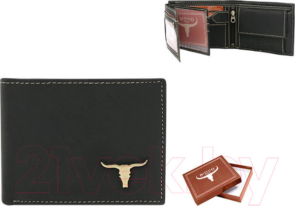Изображение товара Портмоне Cedar Buffalo Wild / RM-24-15-BAW-5672 (черный)