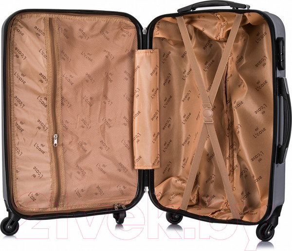 Изображение товара Чемодан на колесах L'case Phatthaya BCP-1202 (L, черный)
