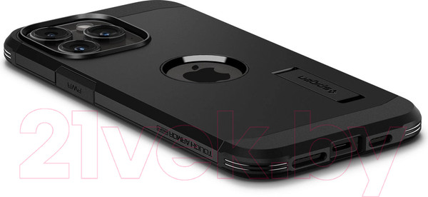 Изображение товара Чехол-накладка Spigen Tough Armor MagFit для iPhone 15 Pro / ACS06733 (черный)