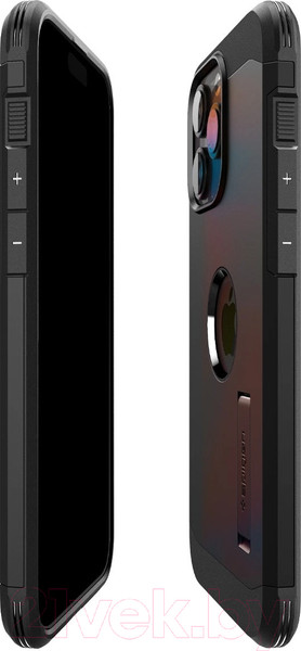 Изображение товара Чехол-накладка Spigen Tough Armor MagFit для iPhone 15 Pro / ACS06733 (черный)