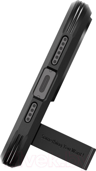 Изображение товара Чехол-накладка Spigen Tough Armor MagFit для iPhone 15 Pro / ACS06733 (черный)