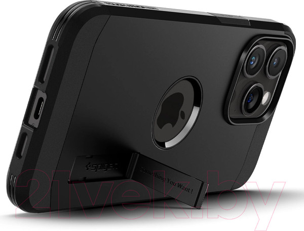 Изображение товара Чехол-накладка Spigen Tough Armor MagFit для iPhone 15 Pro / ACS06733 (черный)