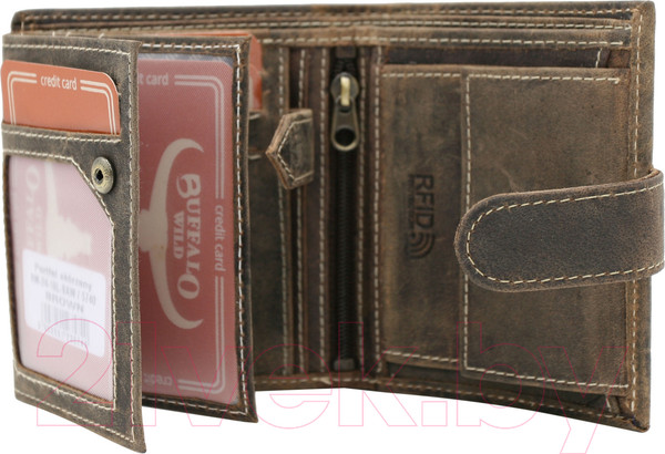 Изображение товара Портмоне Cedar Buffalo Wild / RM-24-16L-BAW-5740 (коричневый)
