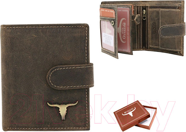 Изображение товара Портмоне Cedar Buffalo Wild / RM-24-16L-BAW-5740 (коричневый)