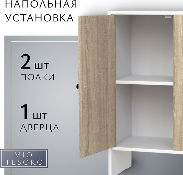 Изображение товара Тумба Mio Tesoro Мини 1 дверь 2.07.03.090.11 (белый/сонома)