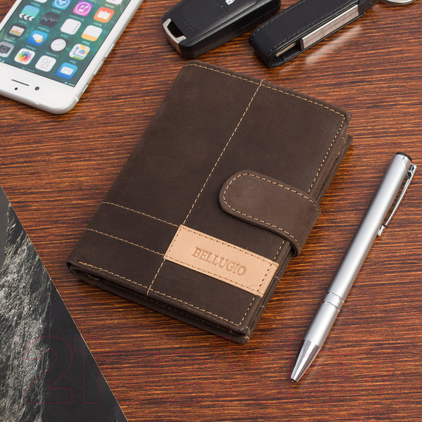 Изображение товара Портмоне Bellugio ZM-116R-123A (коричневый)