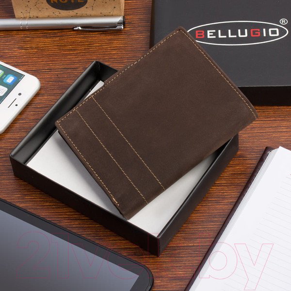 Изображение товара Портмоне Bellugio ZM-116R-123A (коричневый)