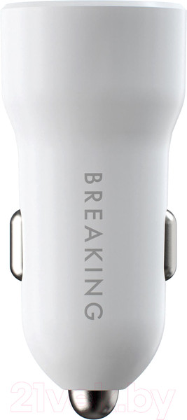 Изображение товара Адаптер питания автомобильный Breaking А02 USB-C / 23179 (белый)