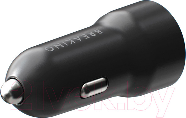 Изображение товара Адаптер питания автомобильный Breaking А02 USB-C / 23180 (черный)