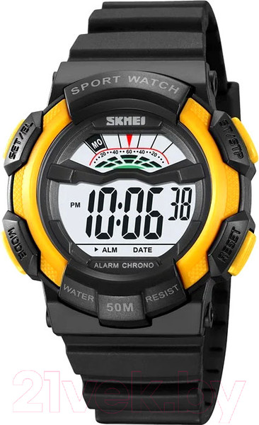 Изображение товара Часы наручные мужские Skmei 2153 (черный/желтый)