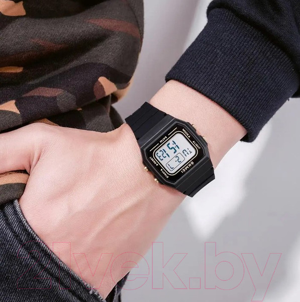 Изображение товара Часы наручные мужские Skmei 1683 (черный/золото)