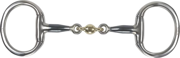 Изображение товара Трензель для лошади Shires Blue Sweet восьмерка с D-образными кольцами / 6362/BLUE/SWT/5.5 (14см)