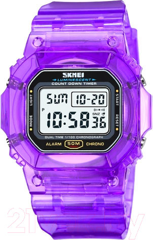 Изображение товара Часы наручные унисекс Skmei 1999 (фиолетовый)