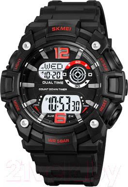Изображение товара Часы наручные мужские Skmei 2018 (красный/белый)