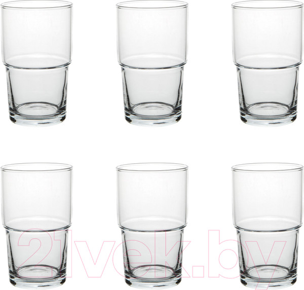 Изображение товара Набор стаканов Pasabahce Хилл 420204/1206092 (6шт)