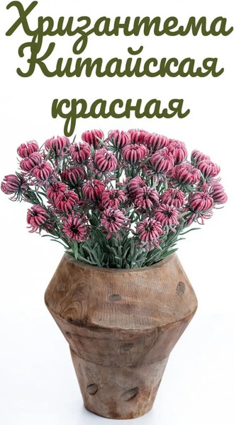 Изображение товара Искусственные цветы Merry Bear Home Decor Хризантема Китайская / EGB3121025 (красный)