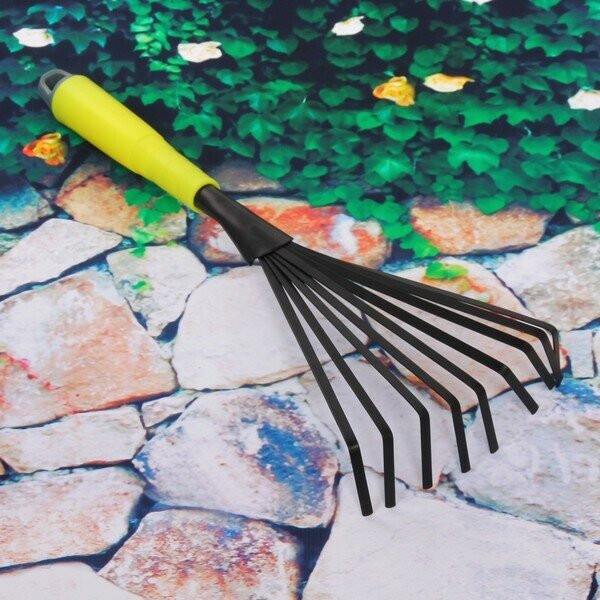 Изображение товара Грабли ручные ДоброСад Гарден 42см (пластиковая ручка)