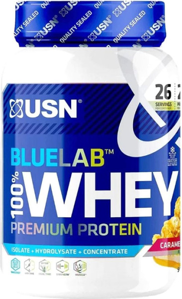 Изображение товара Протеин USN Blue Lab Whey (908гр, карамельный попкорн)
