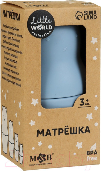 Изображение товара Развивающий игровой набор Mum&Baby Мишка-матрешка / 9912629