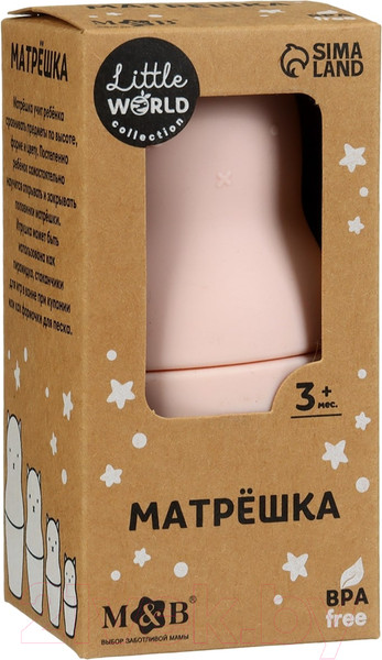 Изображение товара Развивающий игровой набор Mum&Baby Котик-матрешка / 9912630