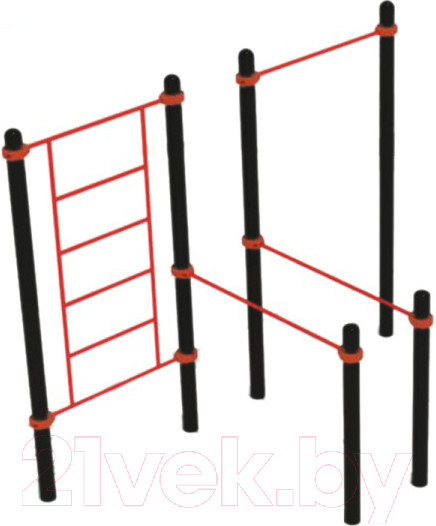 Изображение товара Спортивный комплекс уличный Dinamika ZSO-001931