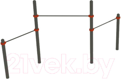 Изображение товара Турник уличный Dinamika ZSO-001963