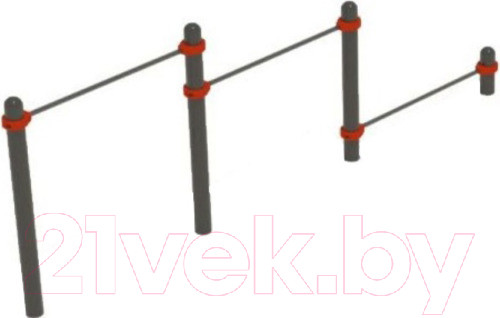 Изображение товара Турник уличный Dinamika ZSO-001966