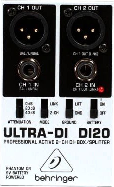 Изображение товара Директ-бокс Behringer DI20