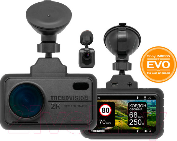 Изображение товара Автомобильный видеорегистратор TrendVision TDR-721S EVO PRO