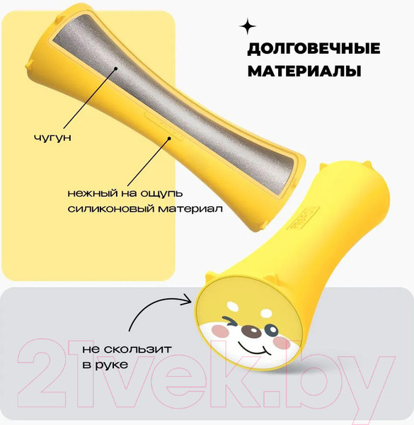 Изображение товара Набор гантелей Proiron Силиконовые / Г2005СИ (2шт)