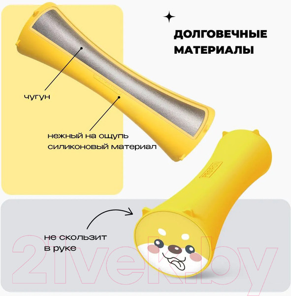 Изображение товара Набор гантелей Proiron Силиконовые / Г2010СИ (2шт)