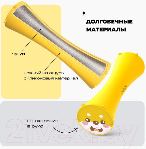 Изображение товара Набор гантелей Proiron Силиконовые / Г2015СИ (2шт)